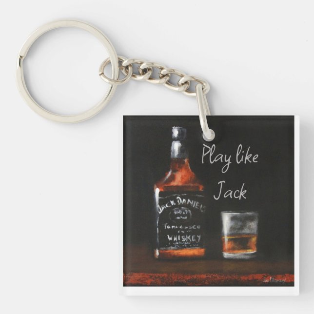 Porte-clefs Porte - clé acrylique Jack Daniels (Devant)