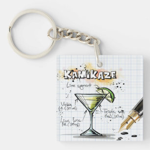 Porte-clefs Porte - clé acrylique Kamikaze