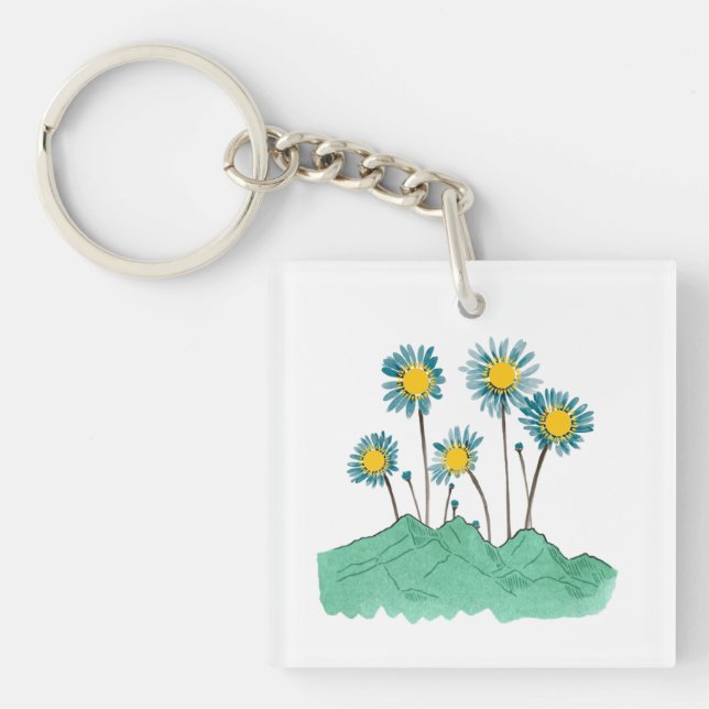 Porte-clefs Porte - clé acrylique Kazakhstan (Devant)