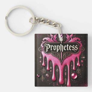 Porte-clefs porte - clé acrylique 'La Prophète' : Identité cla