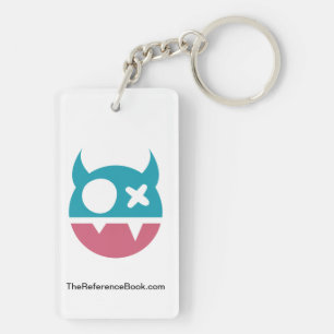 Porte-clefs Porte - clé acrylique, Logo double face