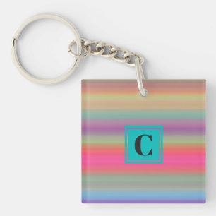 Porte-clefs Porte - clé acrylique monogramme