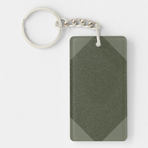 Porte-clefs Porte - clé acrylique Moss Green Diamond - Personn