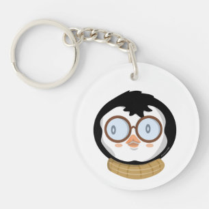 Porte-clefs Porte - clé acrylique Nerdy Penguin Boy