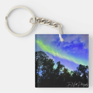 Porte-clefs Porte - clé acrylique Northern Light double face