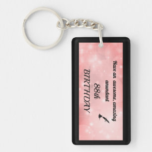 Porte-clefs Porte - clé acrylique personnalisé 88e anniversair