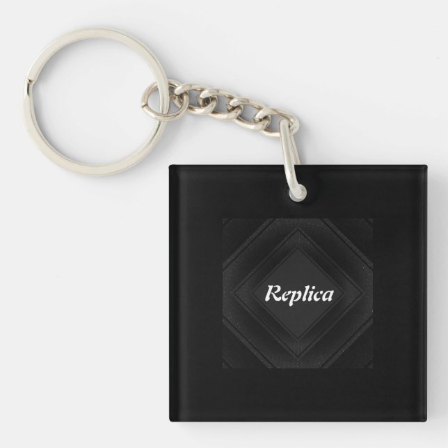 Porte-clefs Porte - clé acrylique personnalisé conceptions uni (Devant)