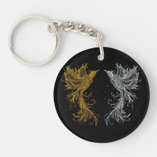 Porte-clefs Porte - clé acrylique Phoenix Twins