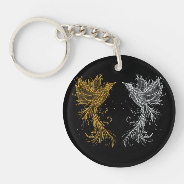 Porte-clefs Porte - clé acrylique Phoenix Twins (Devant)