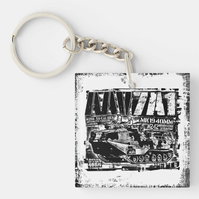 Porte-clefs PORTE - CLÉ acrylique Porte - clé AAV-7A1 (Devant)