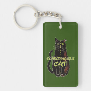 Porte-clefs Porte - clé acrylique pour chat de Schrodinger