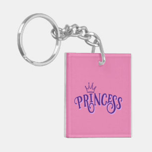 Porte-clefs Porte - clé acrylique Princesse