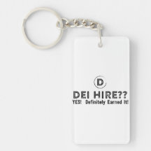 Porte - clé acrylique, Rectangle (double face)