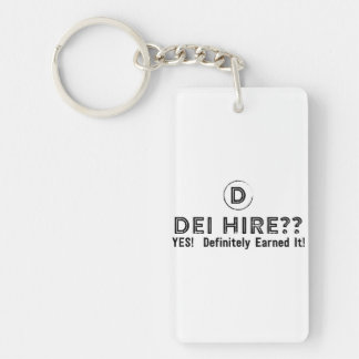 Porte-clefs Porte - clé acrylique, Rectangle (double face)