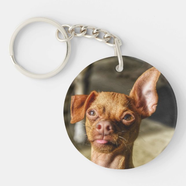 Porte-clefs Porte - clé acrylique, Rectangle (double face) (Devant)