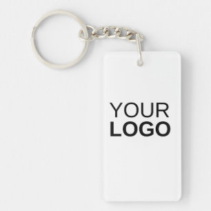 Porte-clefs Porte - clé acrylique, rectangle (double face) Ke