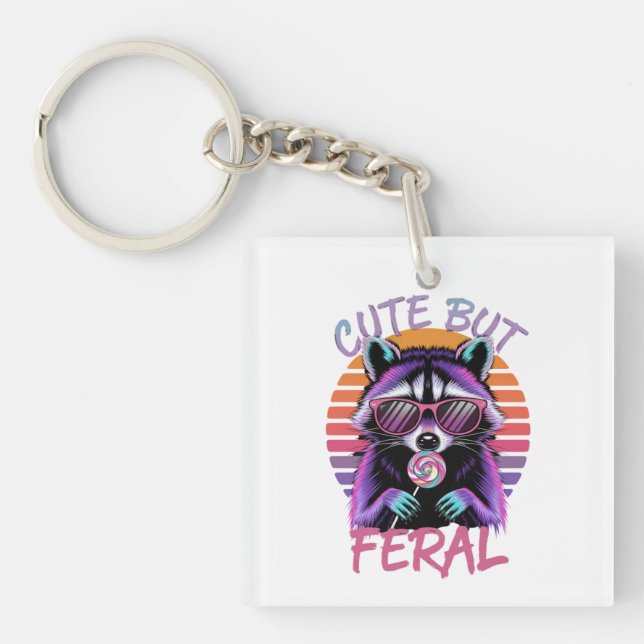 Porte-clefs Porte - clé acrylique tendance - Parfait pour voit (Devant)