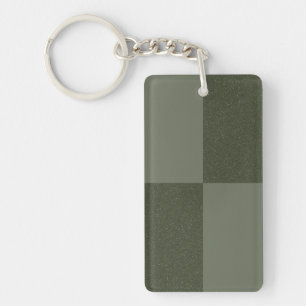 Porte-clefs porte - clé acrylique vert À damiers mousse - Pers