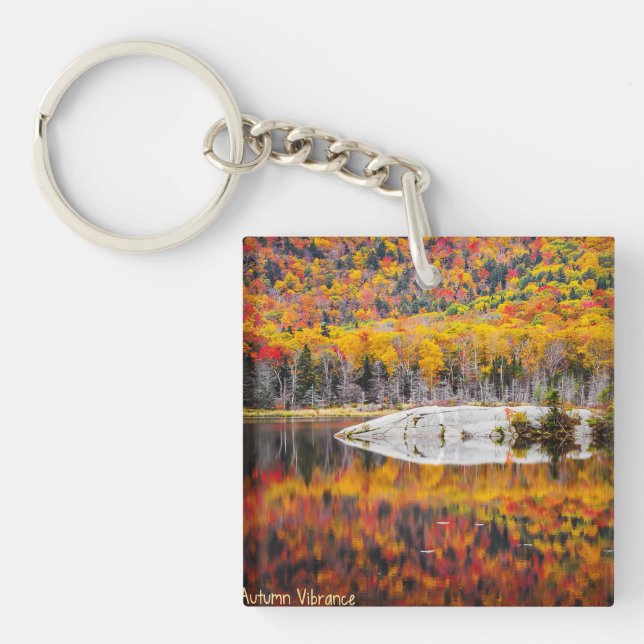 Porte-clefs Porte - clé acrylique Vibrance d'automne (Devant)