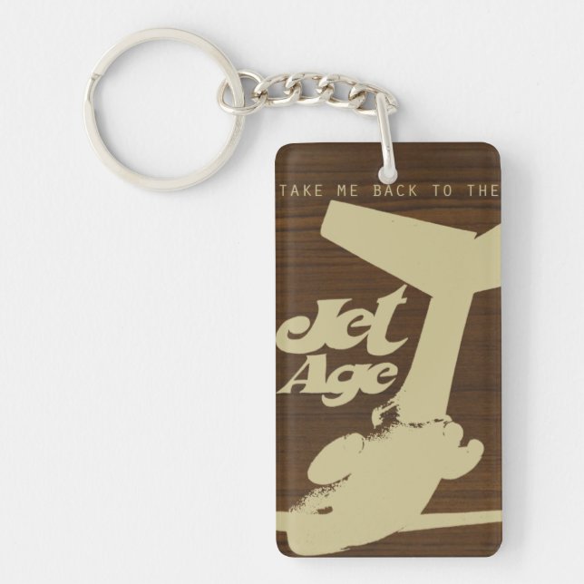 Porte-clefs Porte - clé aérien Retro Jet-Age (Devant)