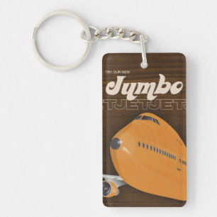 Porte-clefs Porte - clé aérien Retro Jumbo Jet