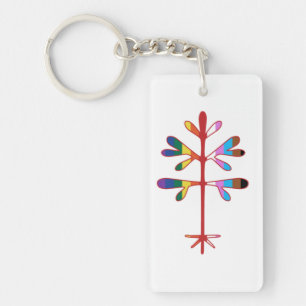 Porte-clefs Porte - clé agrafage de fierté acrylique