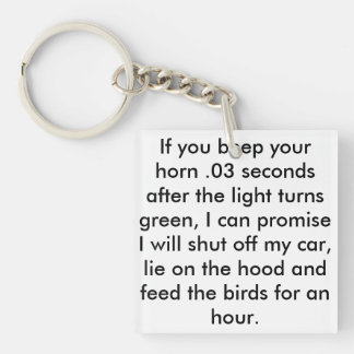 Porte-clefs Porte - clé "alimentant oiseaux"