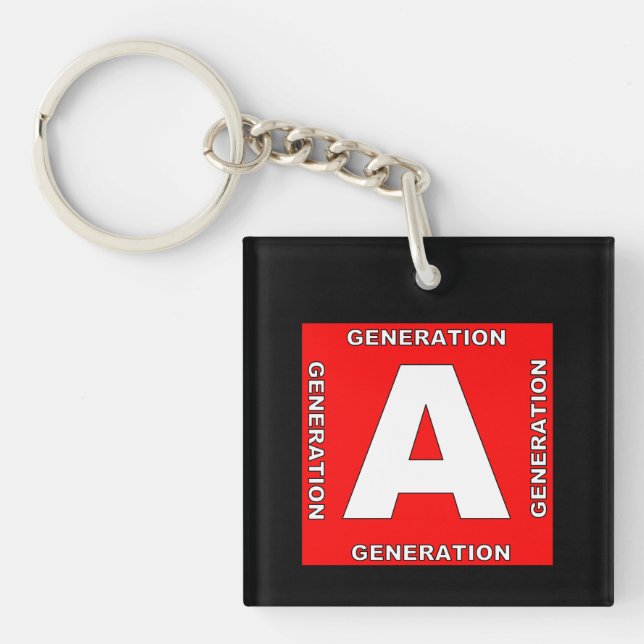 Porte-clefs Porte - clé AO de génération (Devant)