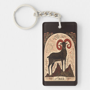 Porte-clefs Porte - clé Aries Céleste Zodiac Art