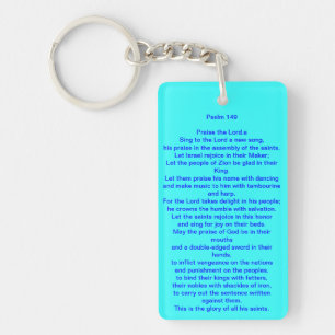 Porte-clefs Porte - clé avec le psaume célèbre de danse