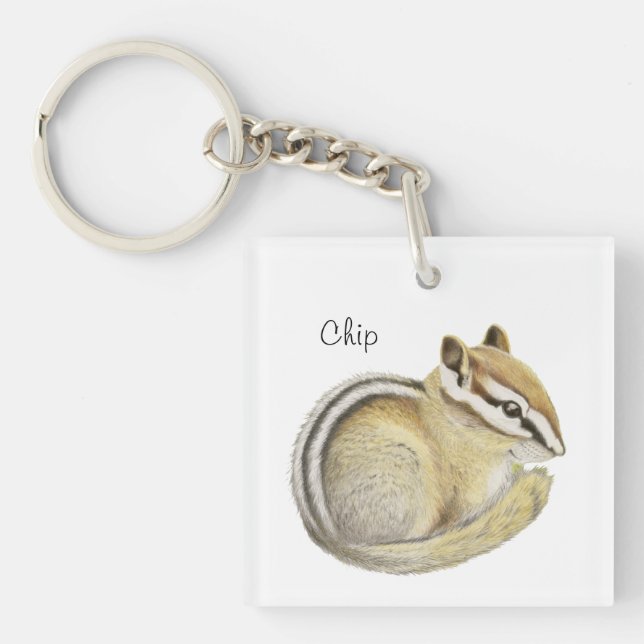 Porte-clefs Porte - clé Baby Chipmunk (Devant)