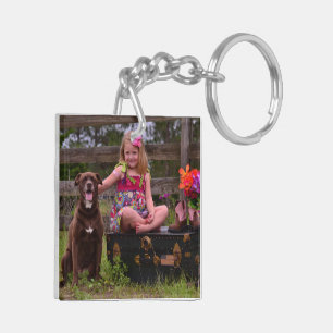 Porte-clefs Porte - clé bilatéral de photo
