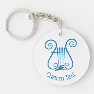 Porte-clefs Porte - clé Blue Lyre