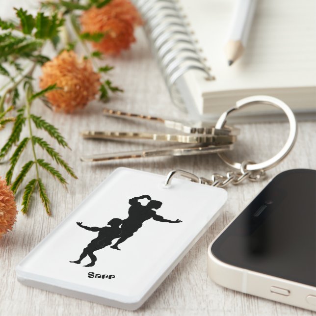 Porte-clefs Porte - clé : Body Builder (Devant droit)