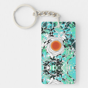 Porte-clefs Porte - clé cadeau hommes femmes fleurs nature rêv