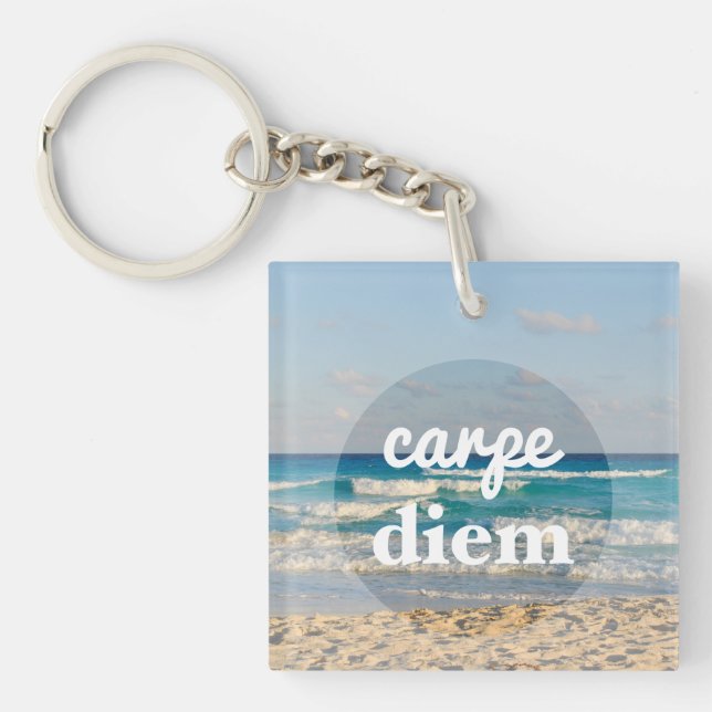 Porte-clefs Porte - clé Carpe Diem (Devant)