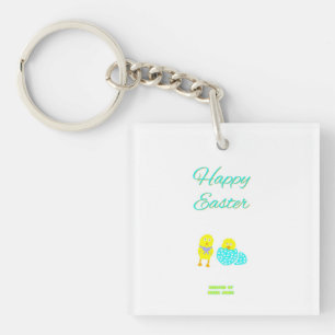 Porte-clefs Porte - clé Carré de Pâques Hatchlings