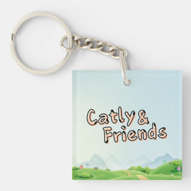 Porte-clefs Porte - clé Catly & Friends (Devant)