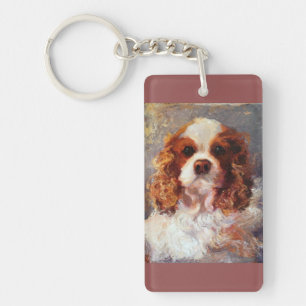 Porte-clefs Porte - clé cavalier d'épagneul du Roi Charles