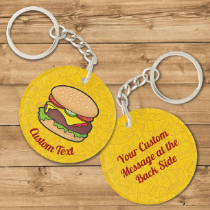 Porte-clefs Porte - clé Cheeseburger