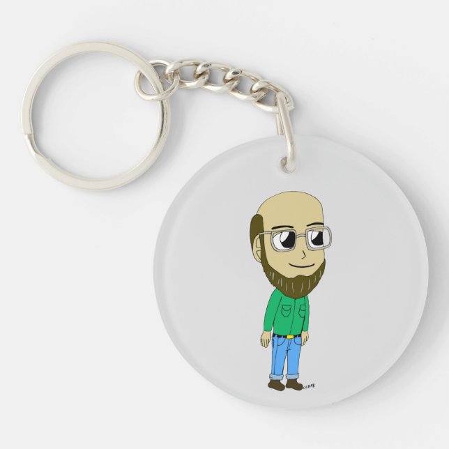 Porte-clefs porte - clé chibi (Devant)