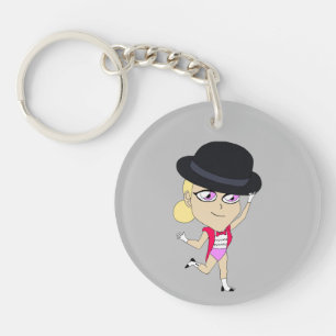 Porte-clefs porte - clé chibi