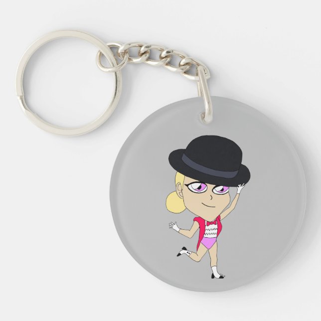 Porte-clefs porte - clé chibi (Devant)