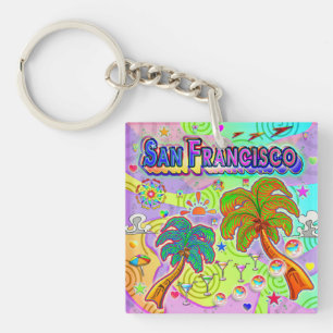Porte-clefs Porte - clé cible de vacances de San Francisco
