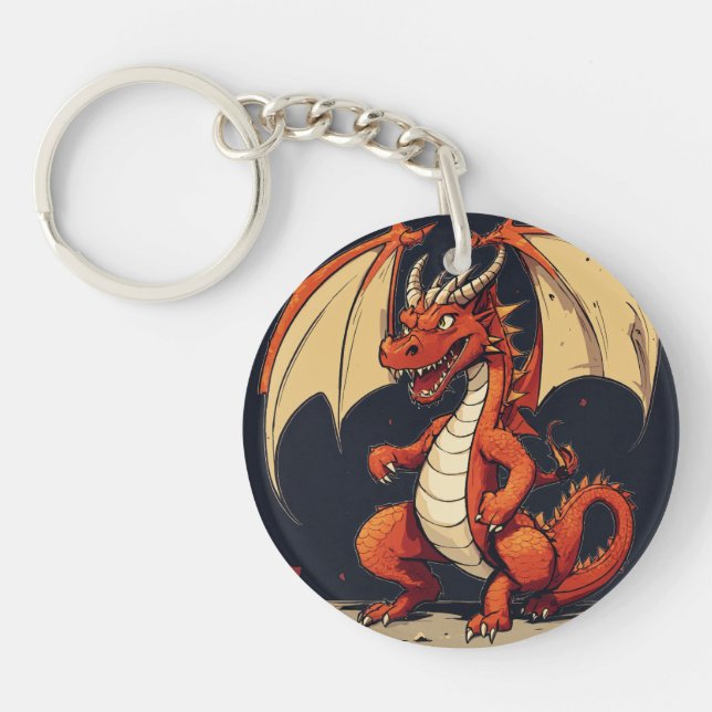 Porte-clefs Porte - clé circulaire élégant pour un usage quoti (Devant)