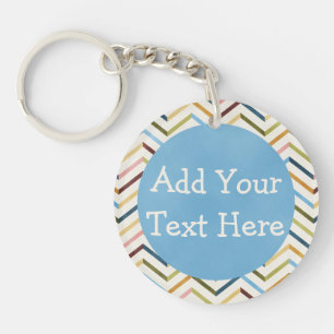 Porte-clefs Porte - clé circulaire personnalisé MultiColor Che