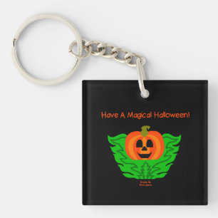 Porte-clefs Porte - clé Citrouille magique d'Halloween