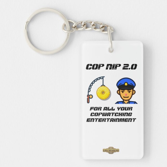 Porte-clefs porte - clé "COP NIP 2.0" (Devant)