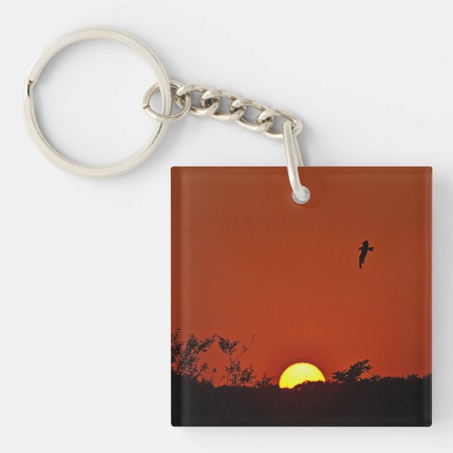 Porte-clefs Porte - clé coucher de soleil (Devant)