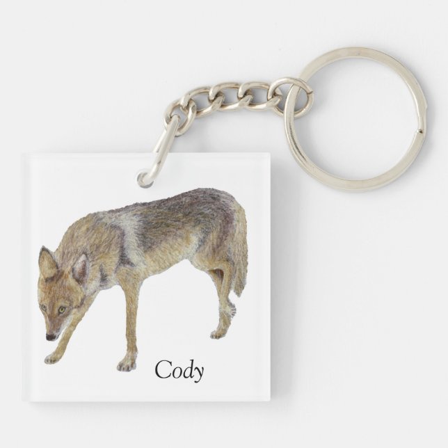 Porte-clefs Porte - clé Coyote (Dos)